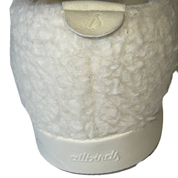 Allbirds Mens Creamy White Shearling Wool Loungers Slip On Sneakers Size 11 - Picture 6 of 9